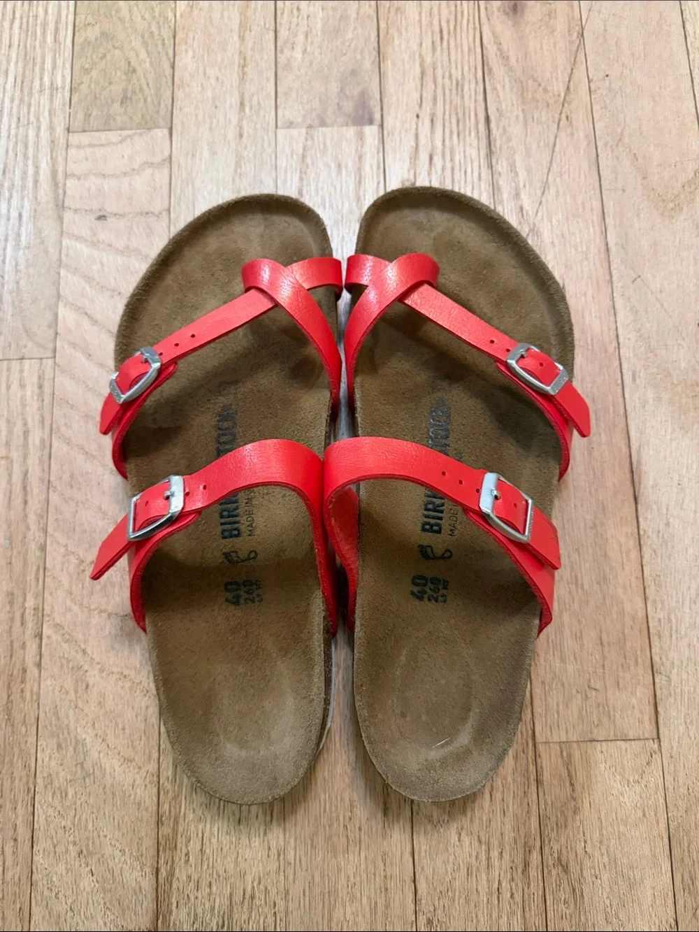 Red Mayari Birkenstock Sandals